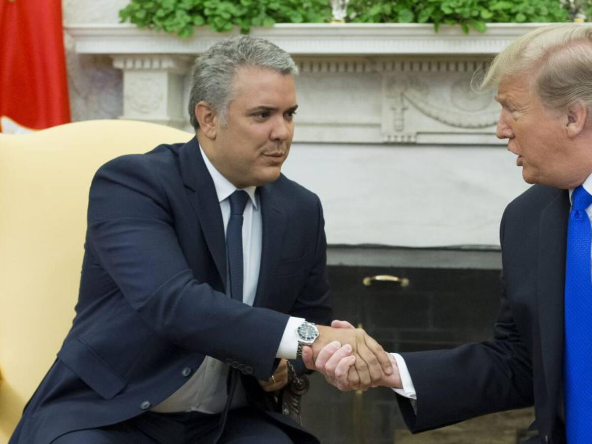 Duque agradeció a Donald Trump por apoyo en lucha contra narcotráfico