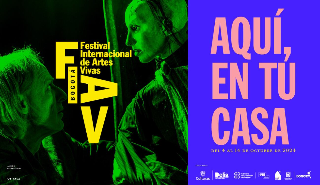 Banner del Festival Internacional de Artes Vivas 2024