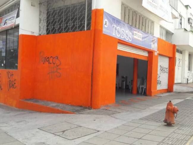 Denuncian ataque a sede de Duque en Bucaramanga