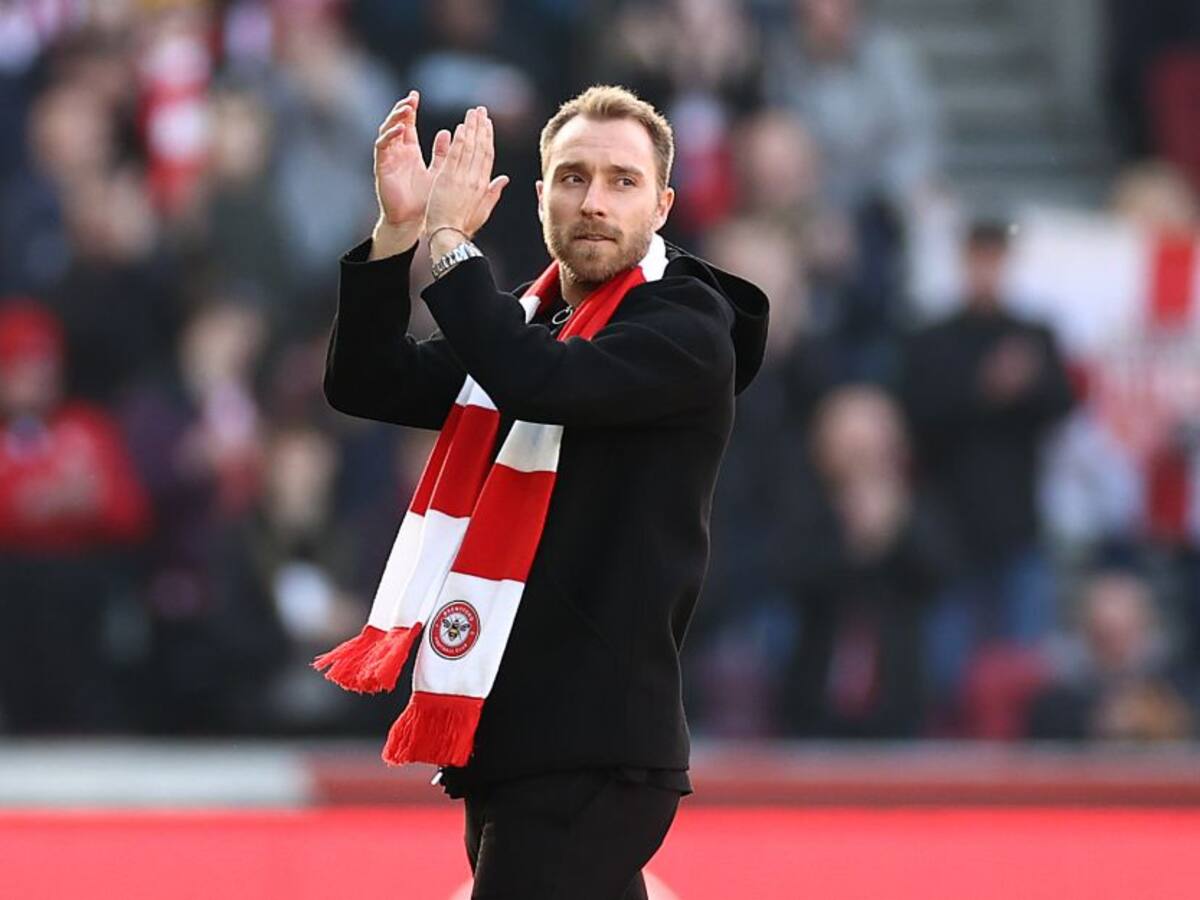 Eriksen jugó su primeros minutos después de ocho meses de su paro cardiaco