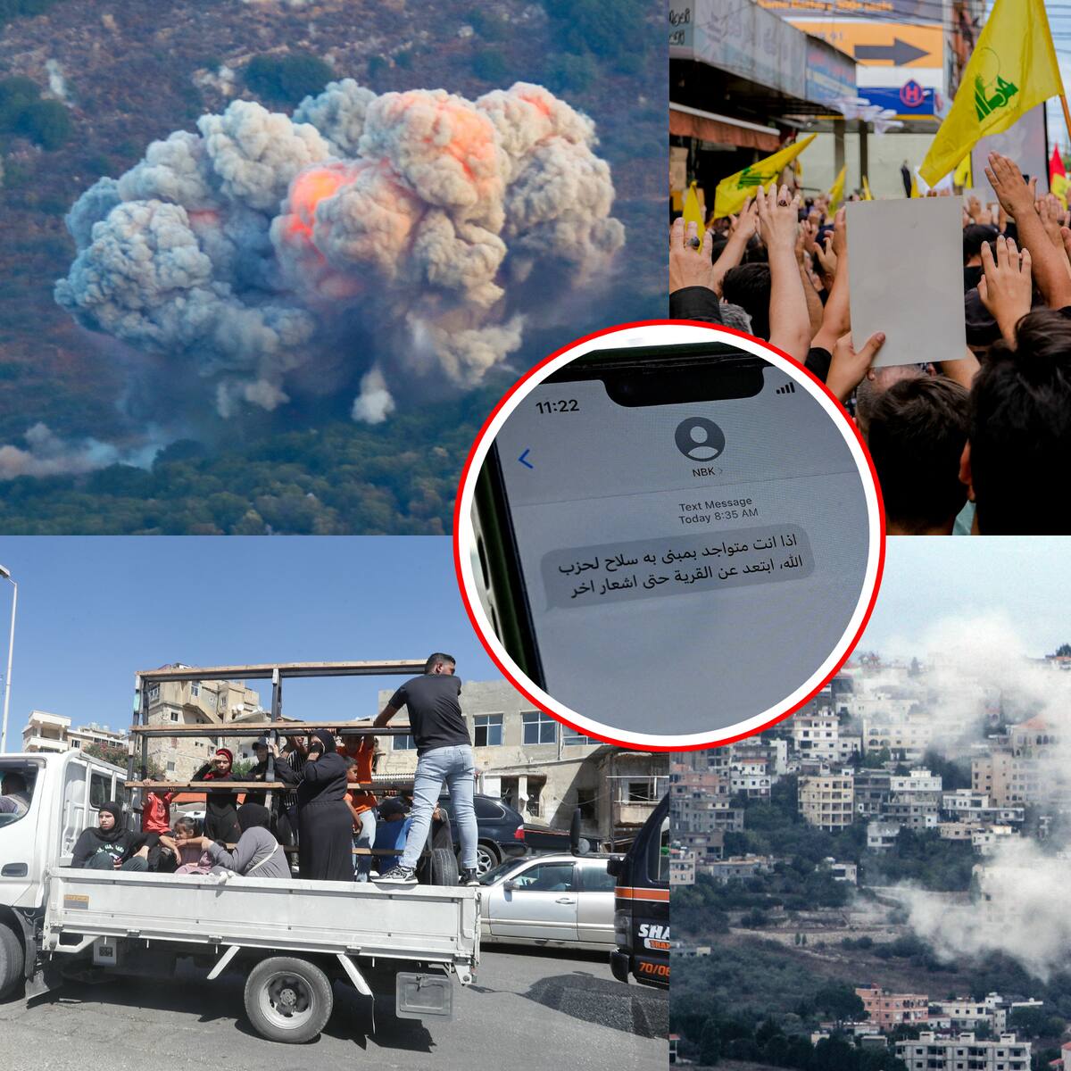 Israel lanzó más de 300 ataques sobre suelo libanés dejando al menos 100 muertos