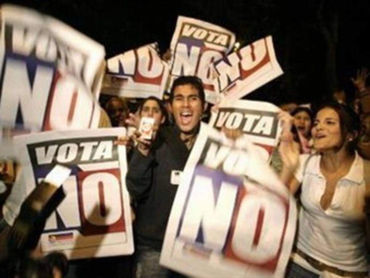 La oposición venezolana unida otra vez bajo el lema del 'no' a Chávez