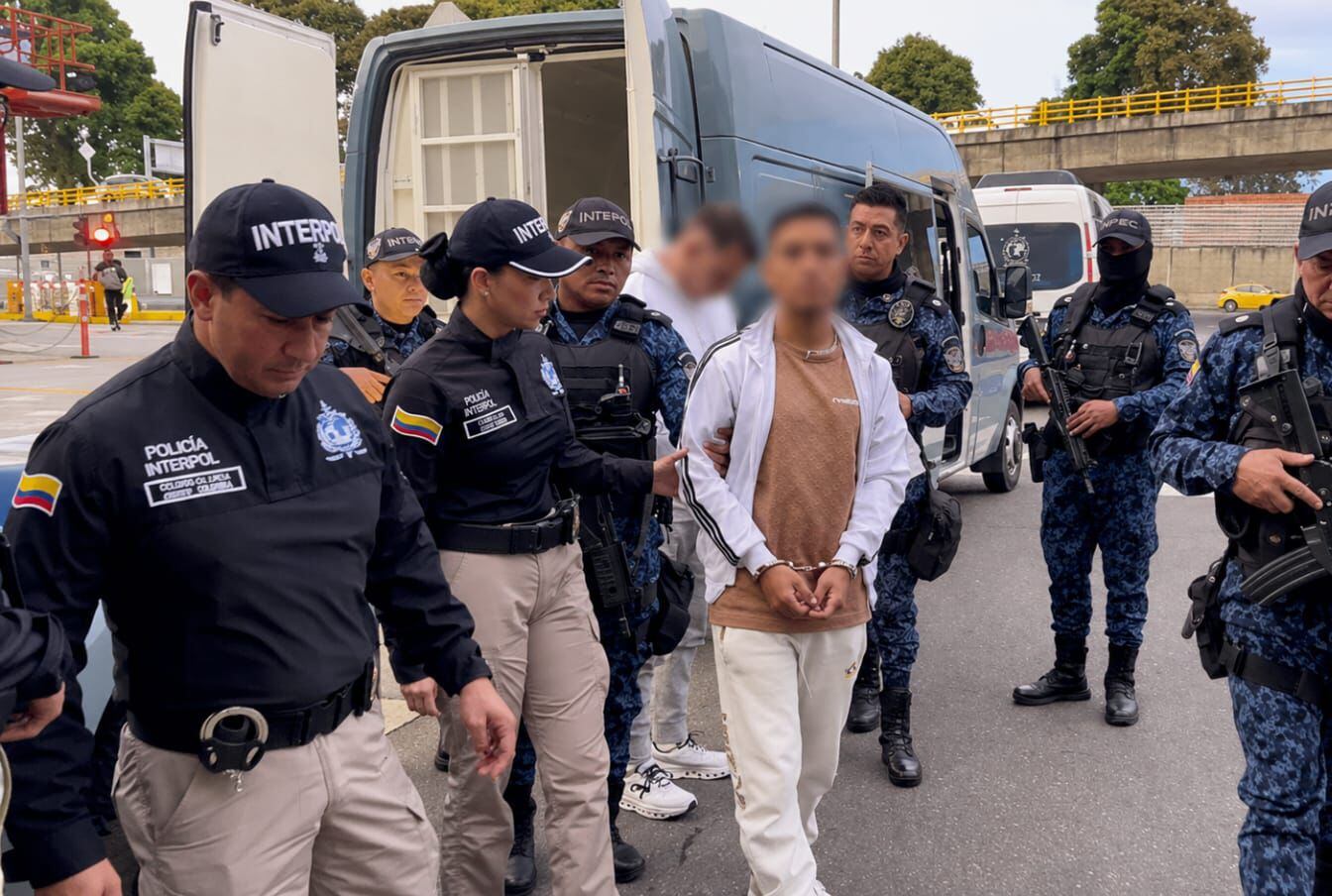 Policía extraditó a alias ‘Chuqui’ y otras 3 personas requeridas por autoridades extranjeras. (Foto: Policía Nacional)