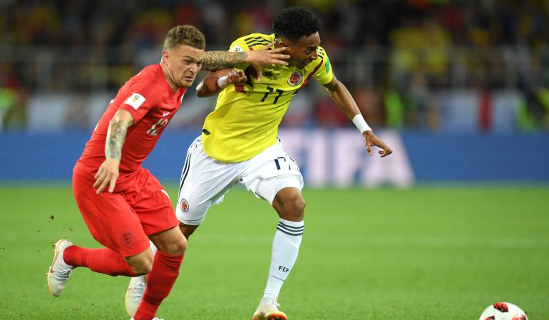 Colombia frente a Inglaterra