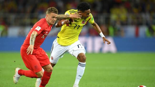 Colombia frente a Inglaterra