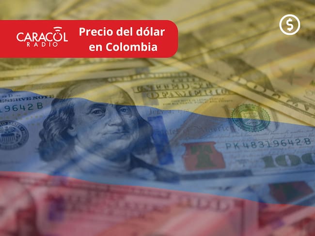 De fondo: Imagen ilustrativa del dólar y una bandera colombiana (Cortesía: Getty Images)