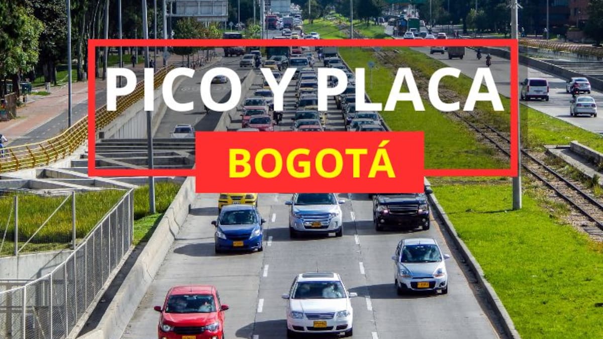 Así quedó el pico y placa en Bogotá: Números con restricción el 1, 2, 3, 4, 5 de diciembre del 2025