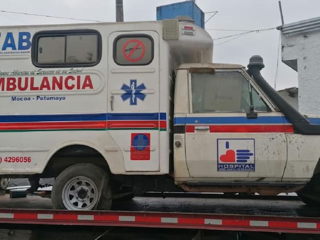 En operativos de registro y control autoridades judiciales lograron recuperar el vehículo emergencias.