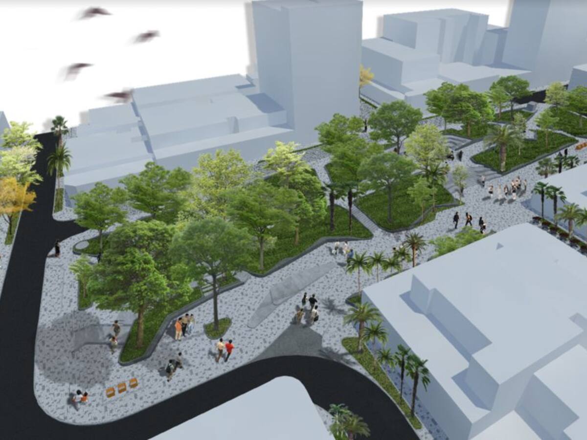 Parque Lleras contará con más espacio peatonal