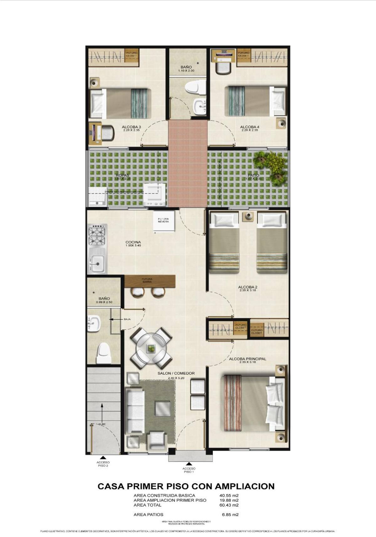 Conozca de primera mano los planos y las casas que tendrá esta urbanización ubicada en el Barrio San Gabriel