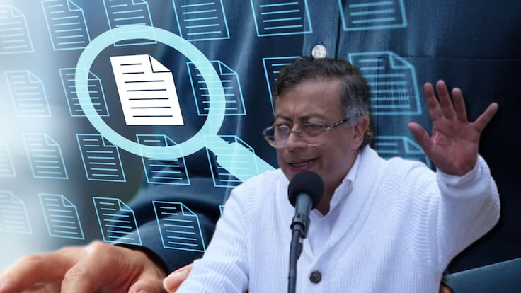 La metadata del documento en el que se basa el presidente Petro para hablar de fraude