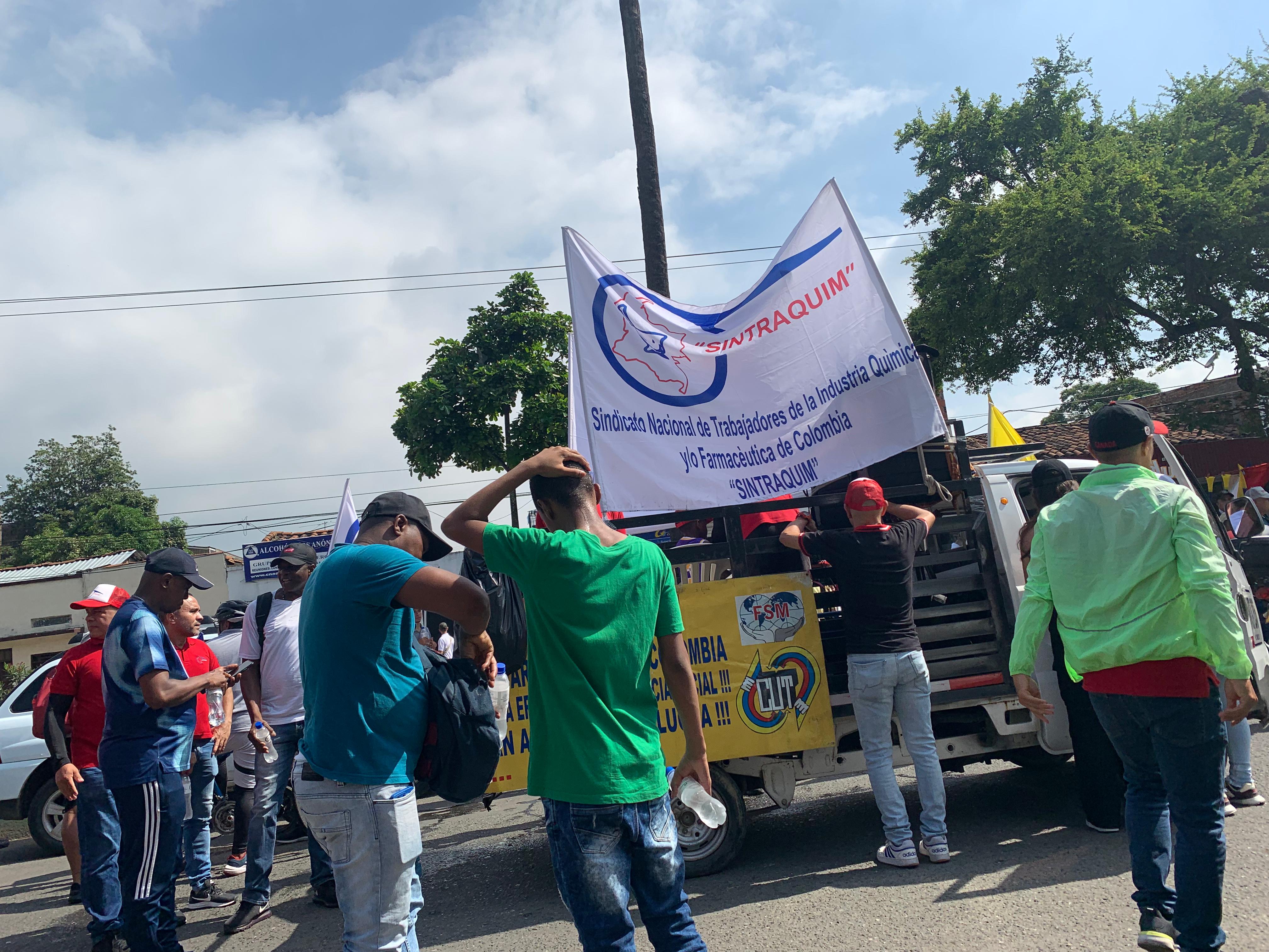 Marcha 01 de mayo en Cali / Foto: Caracol Radio Cali