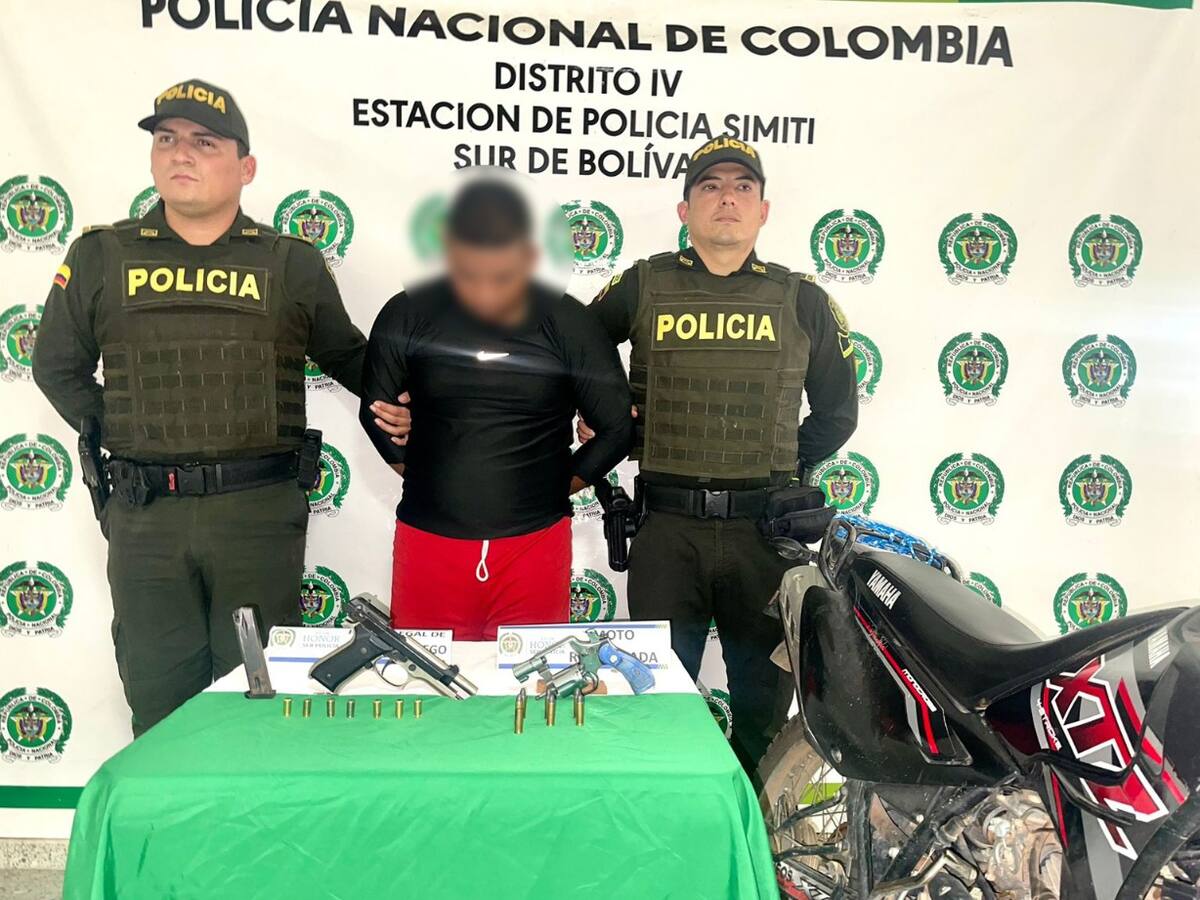 Capturado venezolano por presunto hurto en Simití, sur de Bolívar