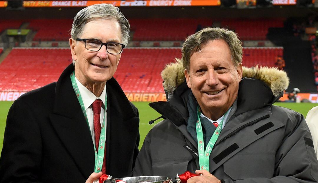 John W. Henry (propietario del Liverpool) y Tom Werner (presidente)