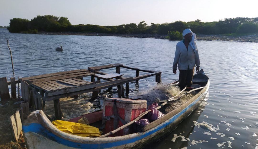 Pescadores de la Ciénaga de la Virgen