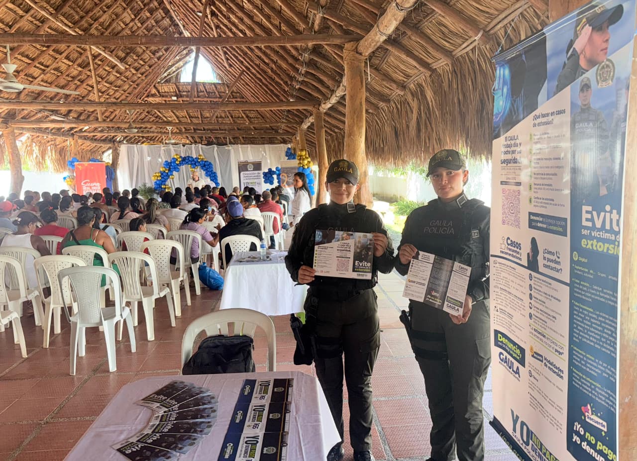 GAULA de la Policía en Bolívar lanza estrategia integral contra la extorsión al sector comercial