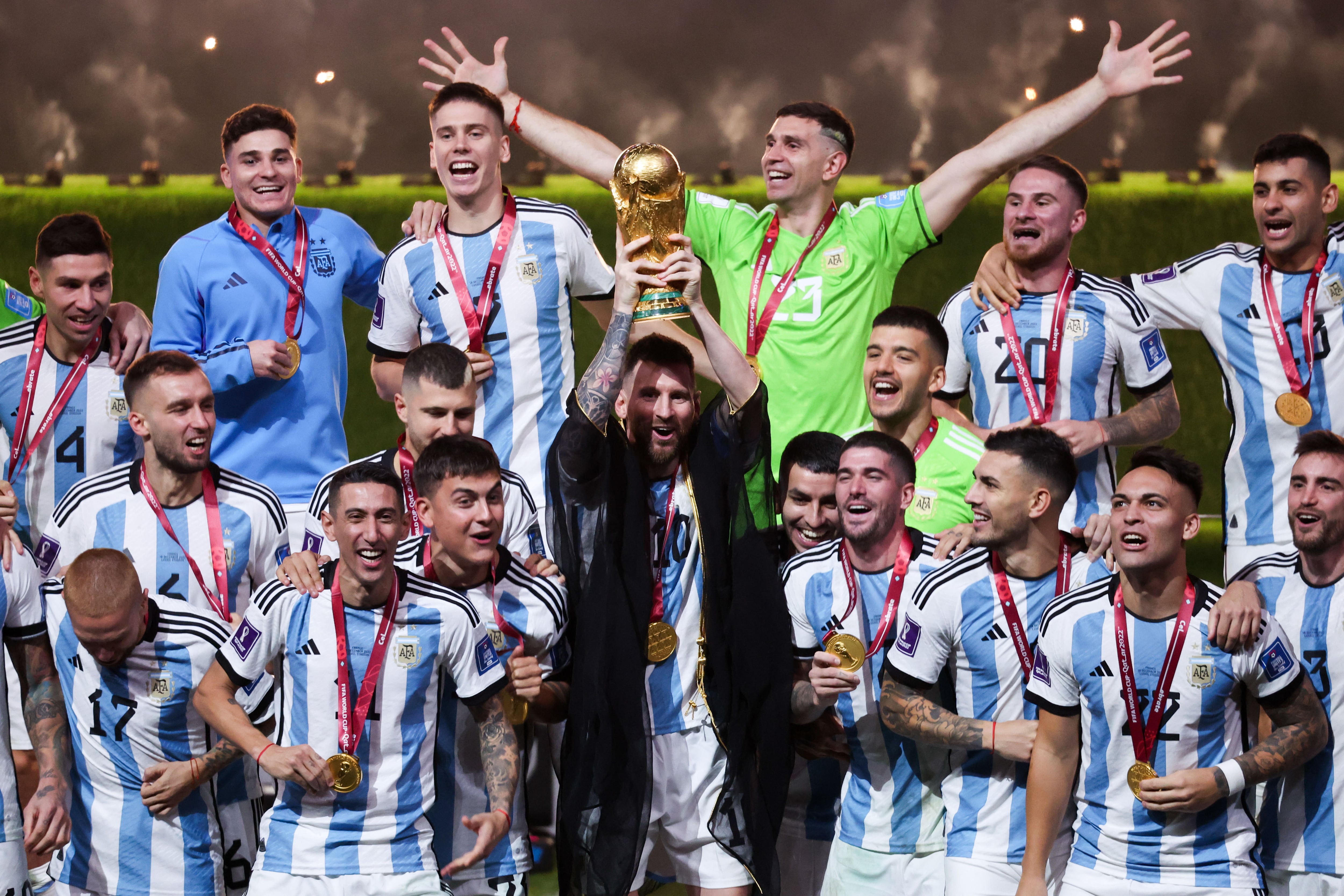 Selección Argentina, campeona del Mundial de Qatar 2022. (Photo by Zhizhao Wu/Getty Images)