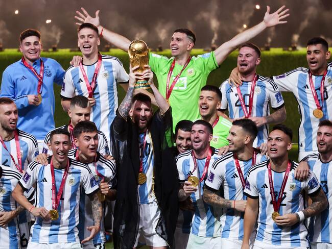 Selección Argentina, campeona del Mundial de Qatar 2022. (Photo by Zhizhao Wu/Getty Images)