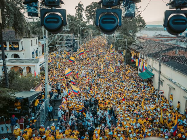 Cierre de campaña de Abelardo de la Espriella en Buga.