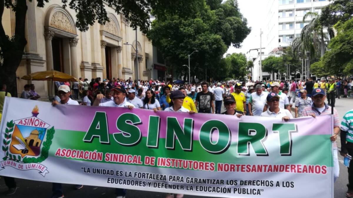 Más de 13 mil maestros en Norte de Santander se unirán a la jornada de paro nacional