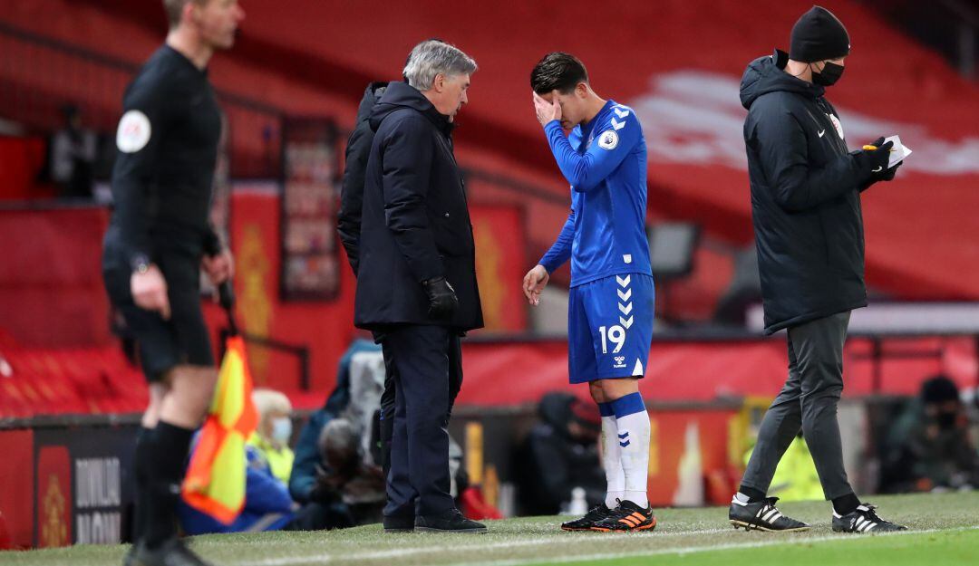 James Rodríguez será baja en el Everton FC ante Tottenham.