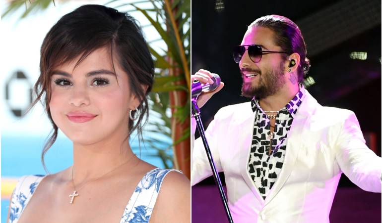 Selena Gómez y Maluma 