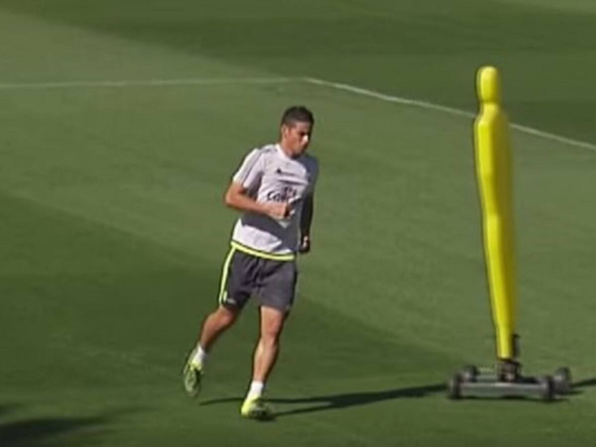 James Rodríguez regresa a trabajos de campo