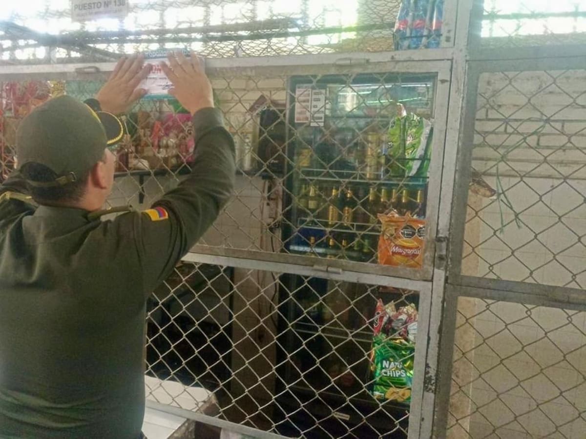 Reportan la captura de 7 personas y el cierre de 5 establecimientos de comercio en Ibagué