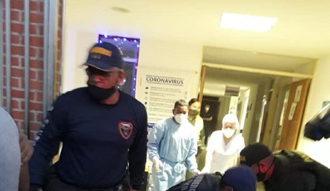 Uno de los mineros heridos en Marmato, Caldas