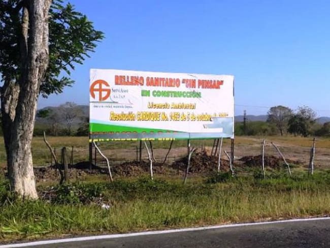 Suspenden construcción de relleno sanitario de El Carmen de Bolívar
