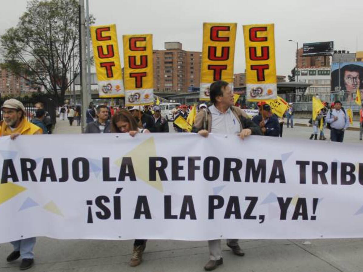 Se cumplió jornada nacional de protesta en contra de la reforma tributaria