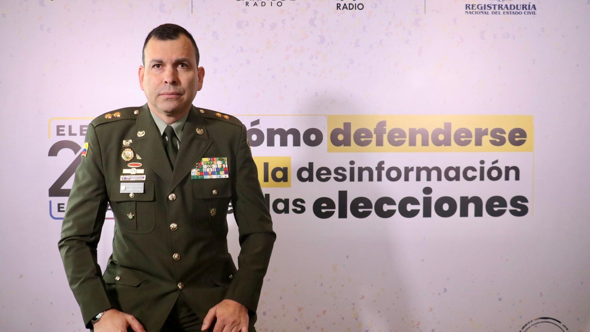 Andres Serna, Brigadier General de la Policía Nacional.| Foto: Caracol Radio 