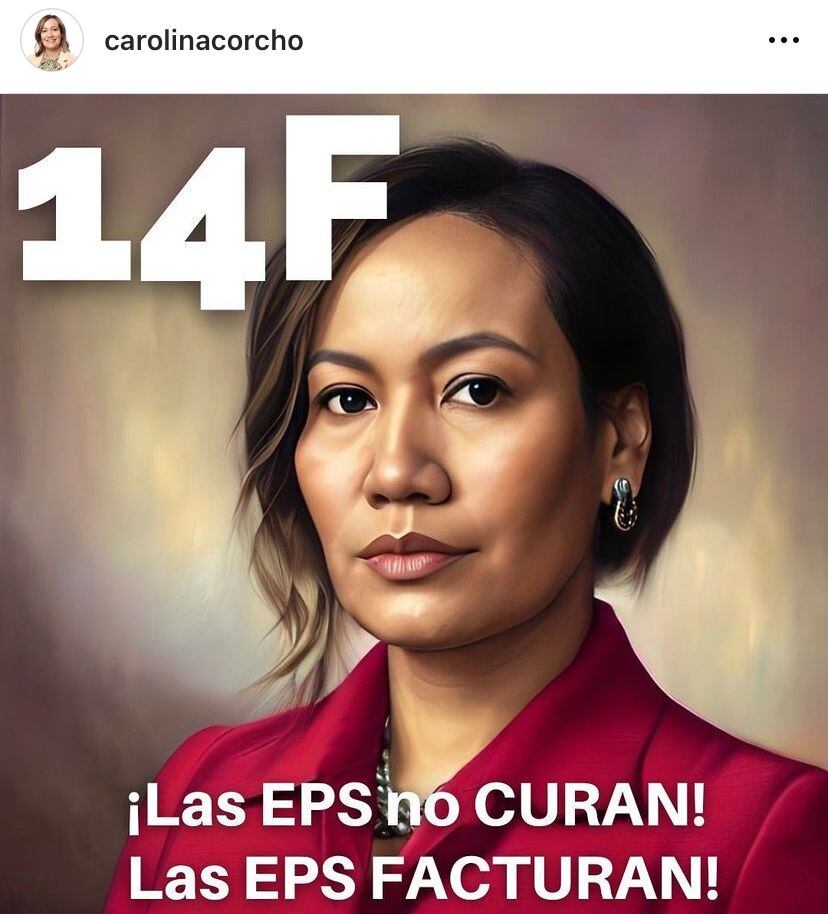 Post de Instagram Carolina Corcho// Cortesía @carolinacorcho