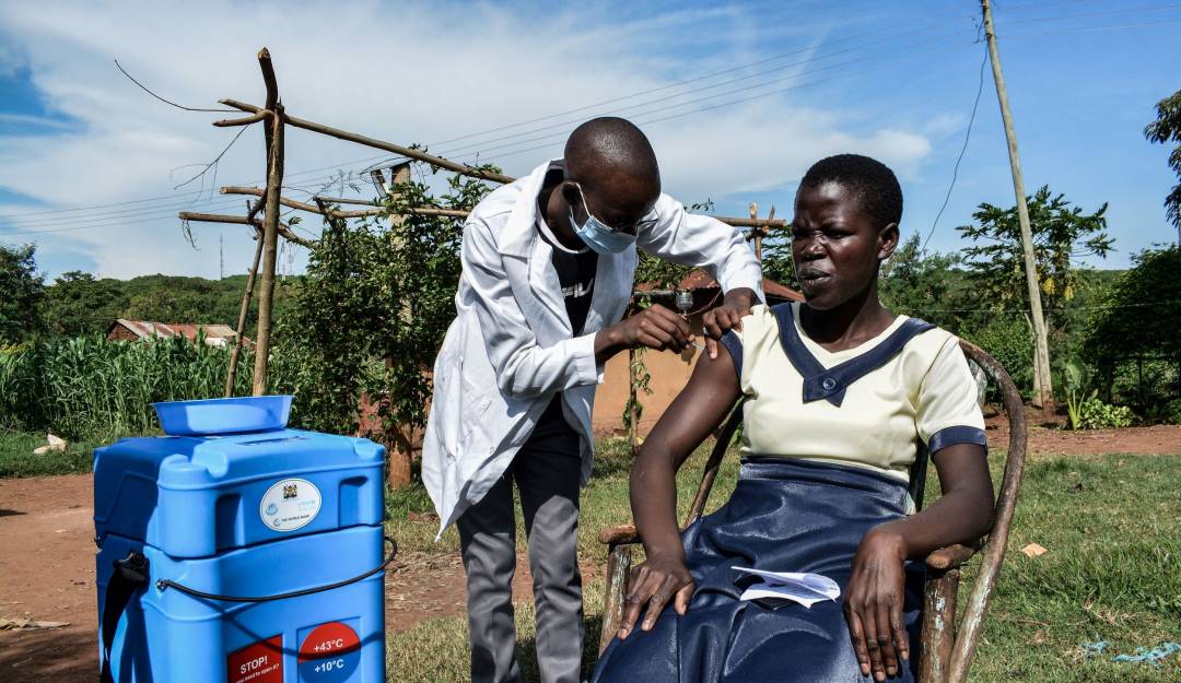 Jornadas de vacunación contra el coronavirus en Kenia.    Foto: Getty 