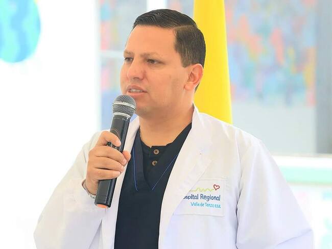 Jesús Antonio Salamanca Torres fue nombrado como gerente del Hospital Regional de Valle de Tenza el pasado 23 de marzo de 2024 / Foto: Suministrada.