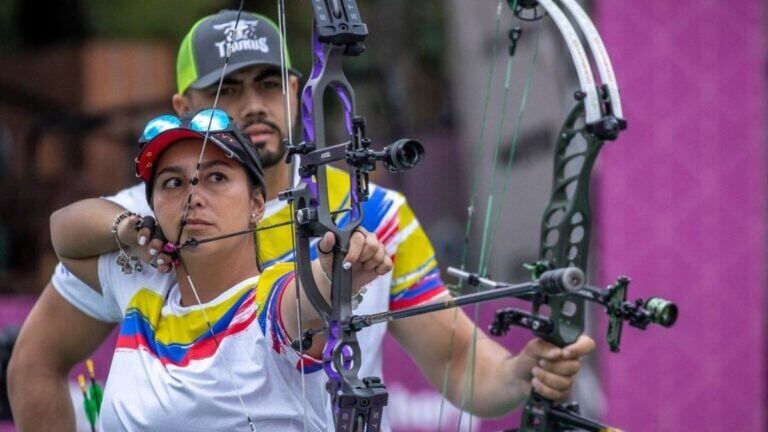 Sara López y Jagdeep Singh | Foto: Comité Olímpico Colombiano