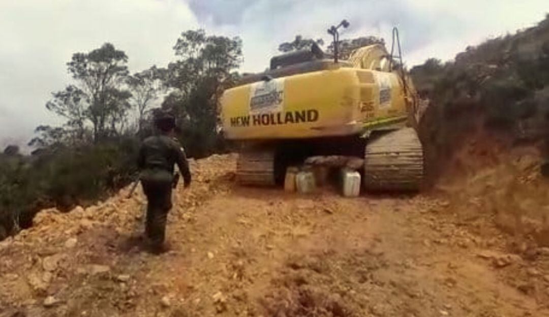 Afectación en páramo Iguaque Merchán, Sotaquirá.