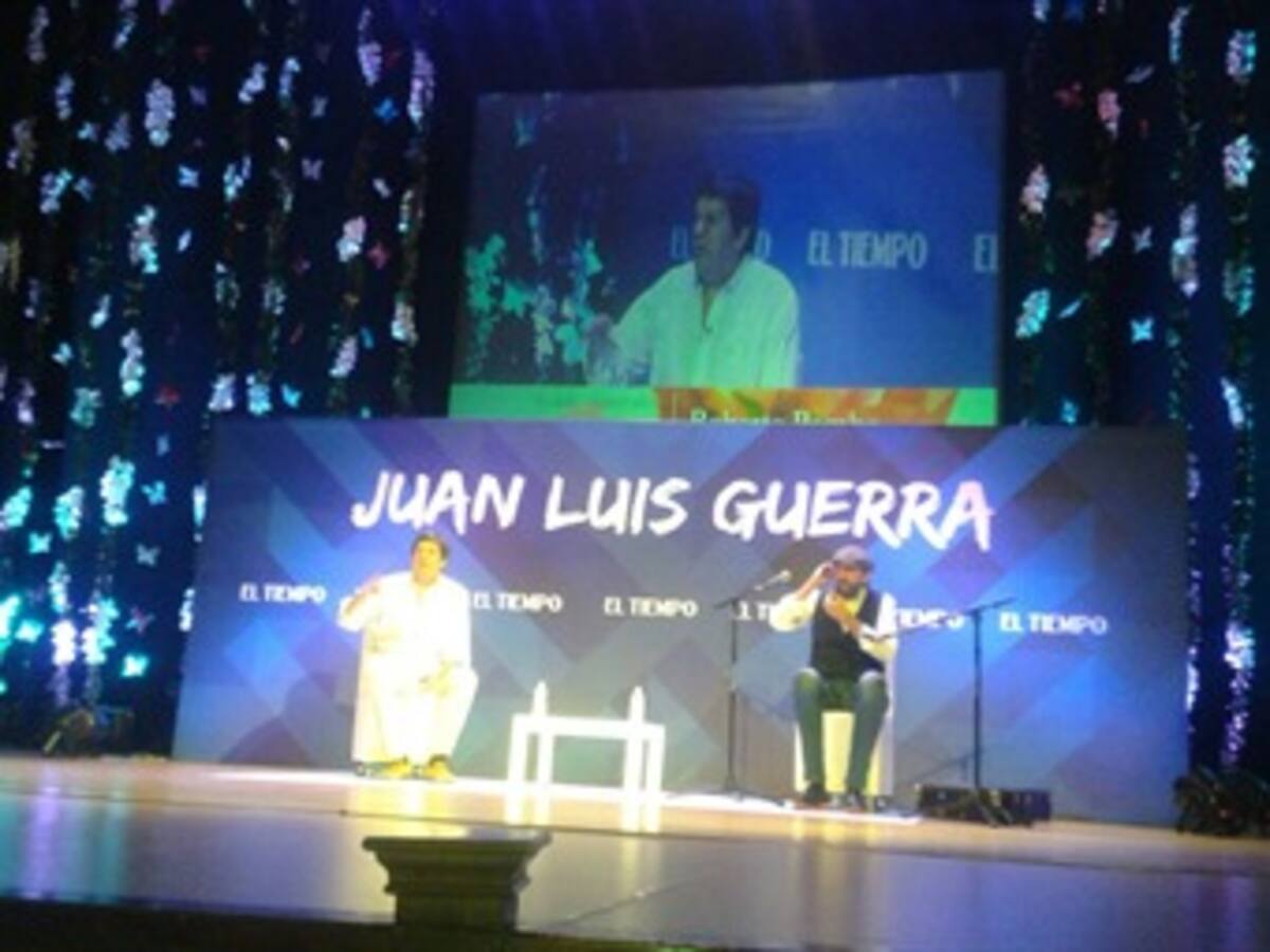Con Juan Luis Guerra y Roberto Pombo inició el Hay Festival en Cartagena