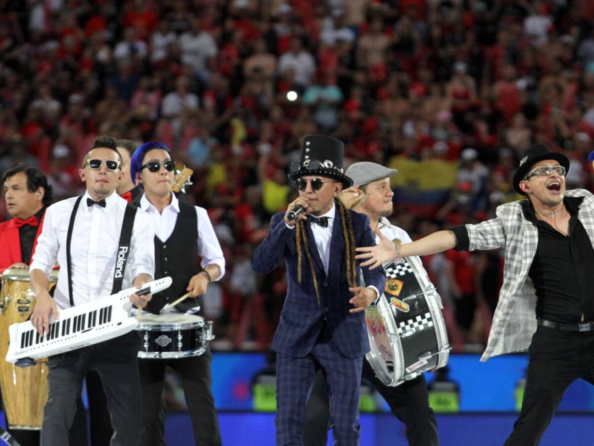 Así fue la fiesta previo al inicio de la final de la Copa Sudamericana