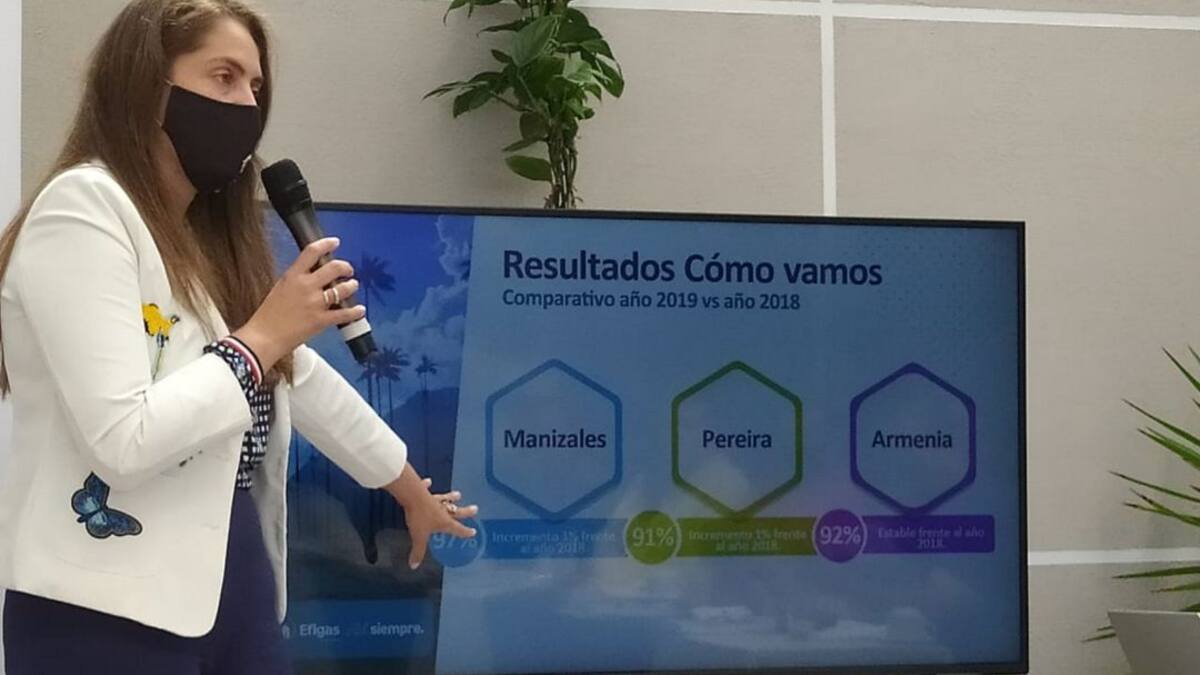 La gerente comercial de la entidad, Erika Durán