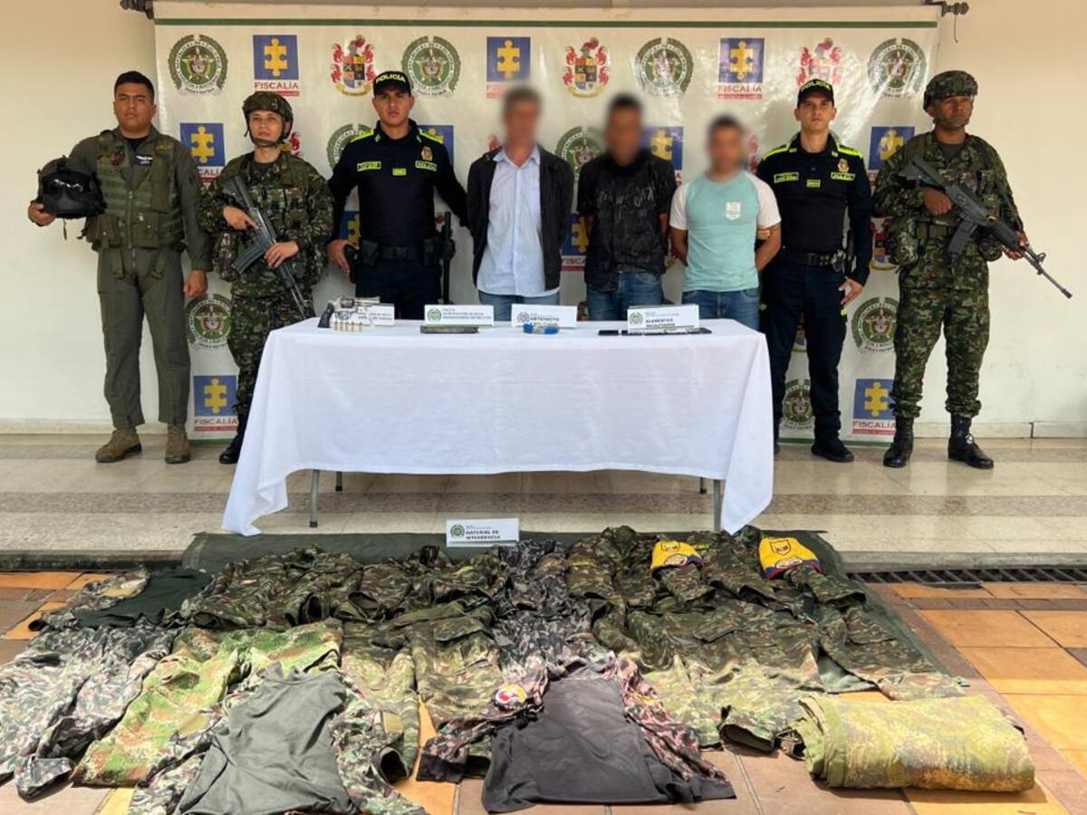 Tres capturados en Neiva y Palermo por apoyar a disidencias de las Farc
