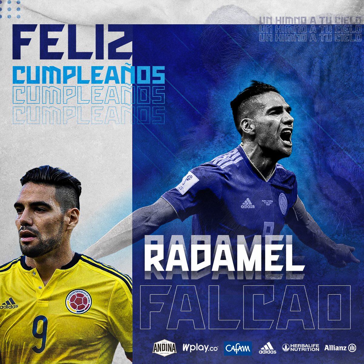 Falcao García celebró su cumpleaños número 37 / Twitter: @MillosFCoficial.