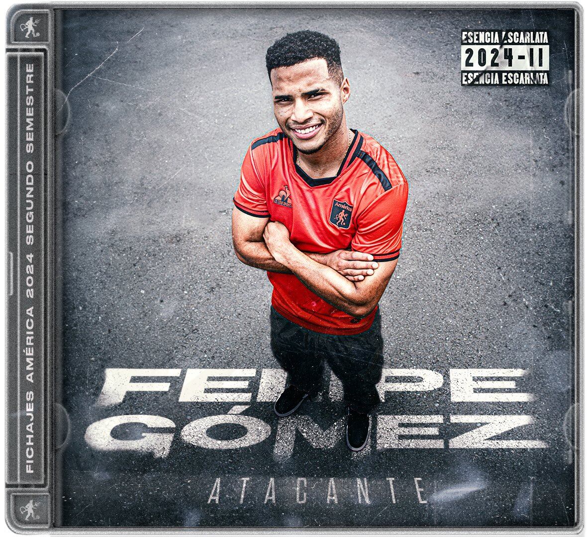 Felipe Gómez, nuevo atacante del América / @AmericadeCali