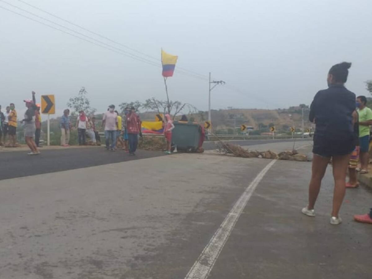Comunidades en el anillo vial de Cúcuta protestaron por falta de ayudas