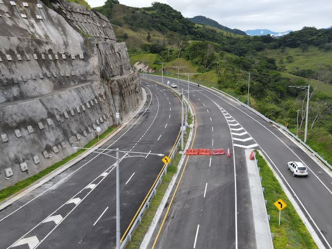 Vía al suroeste antioqueño. (Imagen referencial). Foto: Covipacífico.