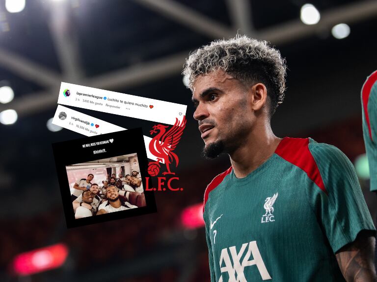 “Te extrañaremos, hermano”: emotiva despedida de los jugadores de Liverpool a Luis Díaz / Getty Images