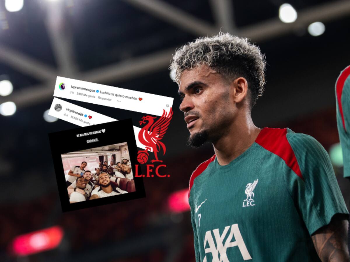 “Te extrañaremos, hermano”: emotiva despedida de los jugadores de Liverpool a Luis Díaz