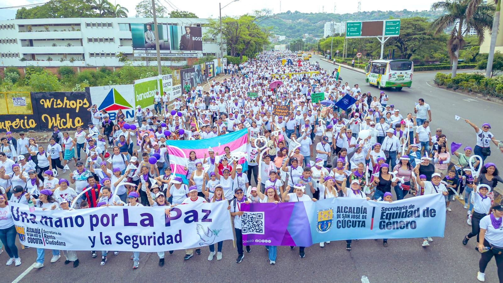Marcha por la Paz en Cúcuta / Foto: Alcaldía de Cúcuta
