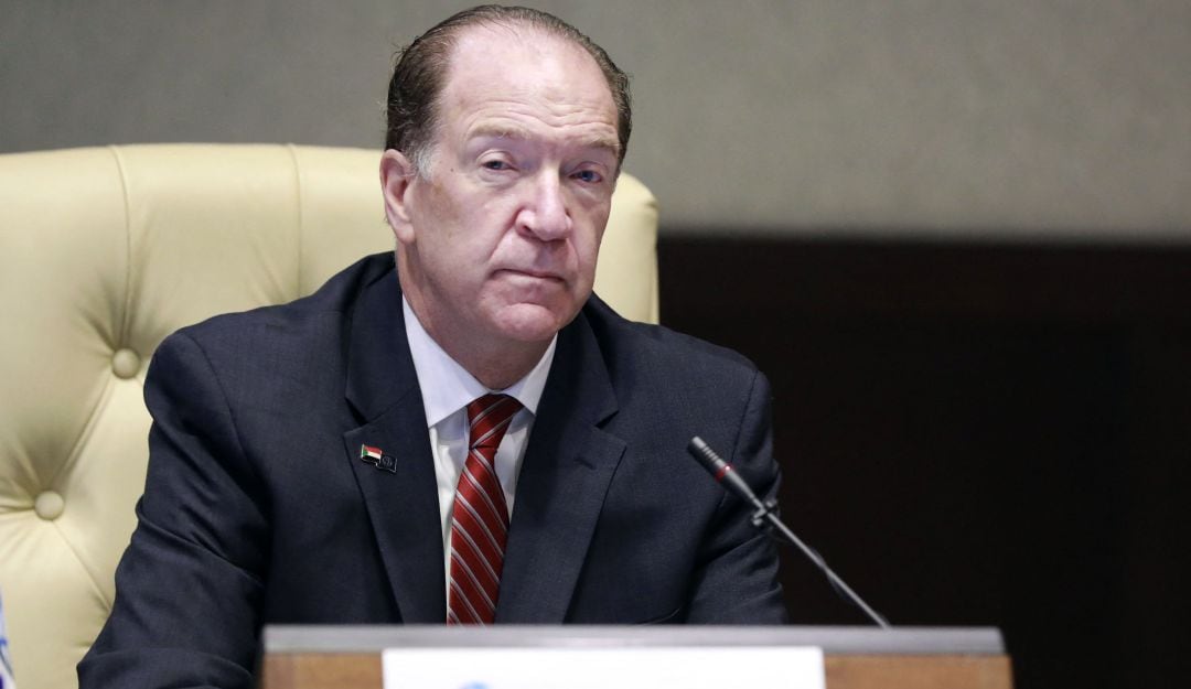 El presidente del Banco Mundial, David Malpass.