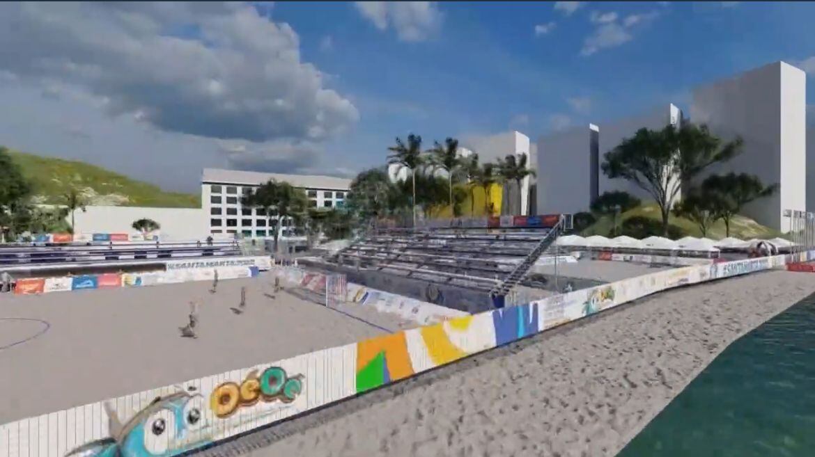 Parque multideportivo Santa Marta 500 . Alcaldía